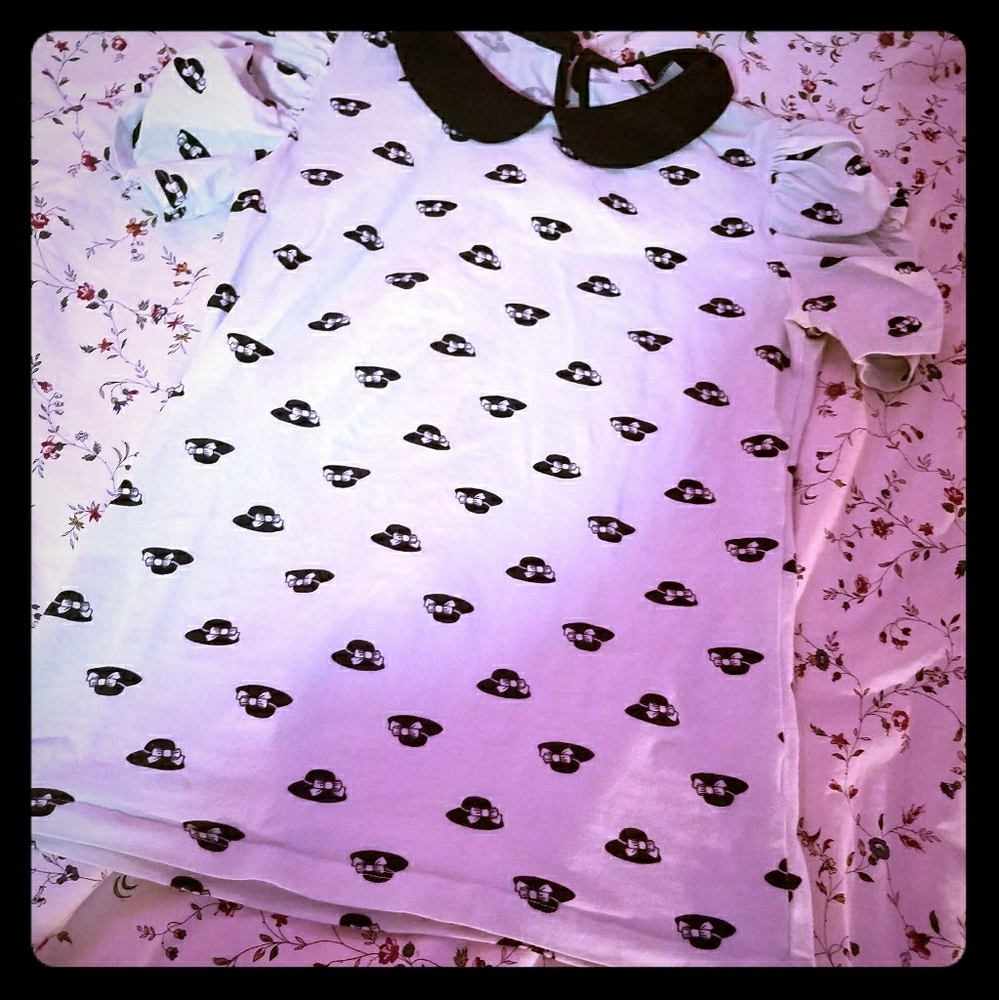 Vintage Forever 21 Peter Pan Collar Shirt